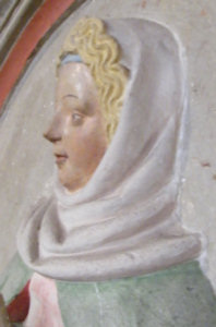 Germany Koblenz - St Kastor Friedrich von Sachsenhausen 1411 and wife Sophie Schenk von Liebenstein